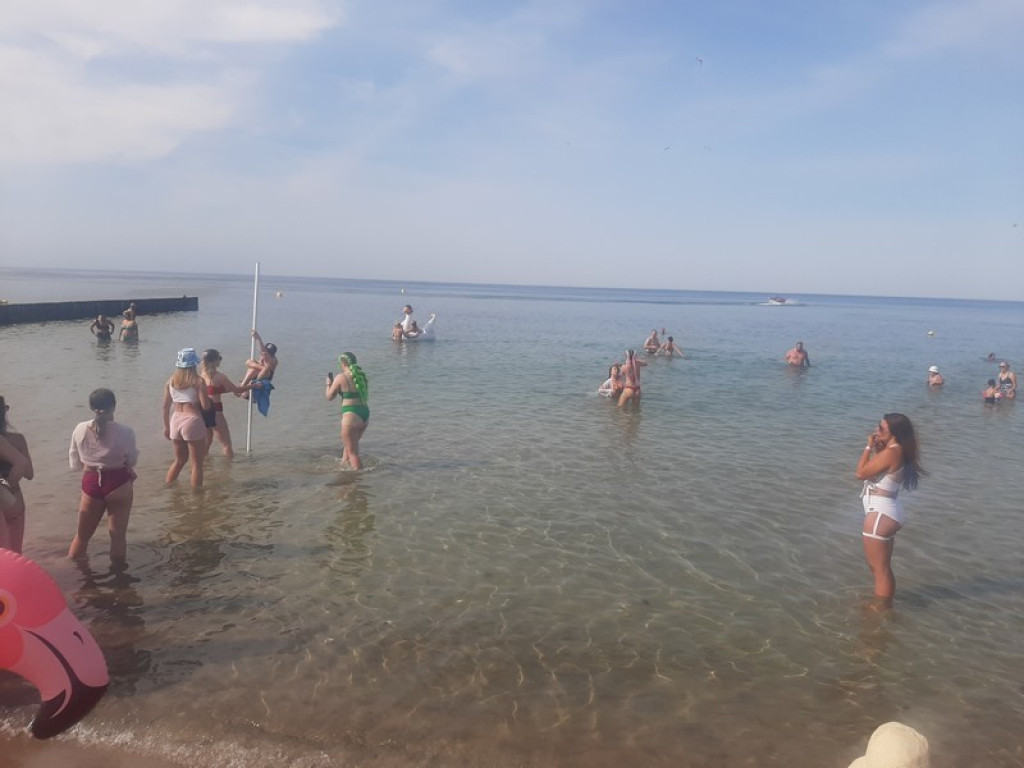 Podhalańskie tancerki nad Bałtykiem