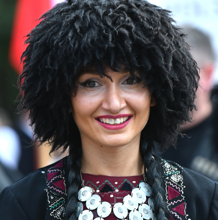 Korowód na rozpoczęcie Międzynarodowego Festiwalu Folkloru Ziem Górskich