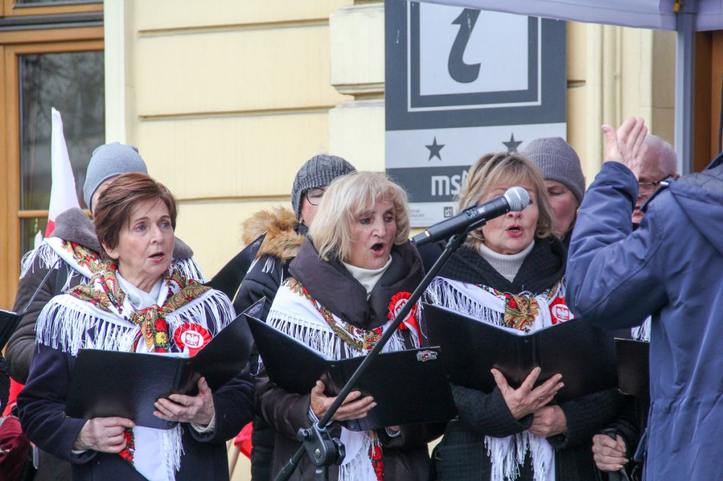 11 Listopada na nowotarskim Rynku.