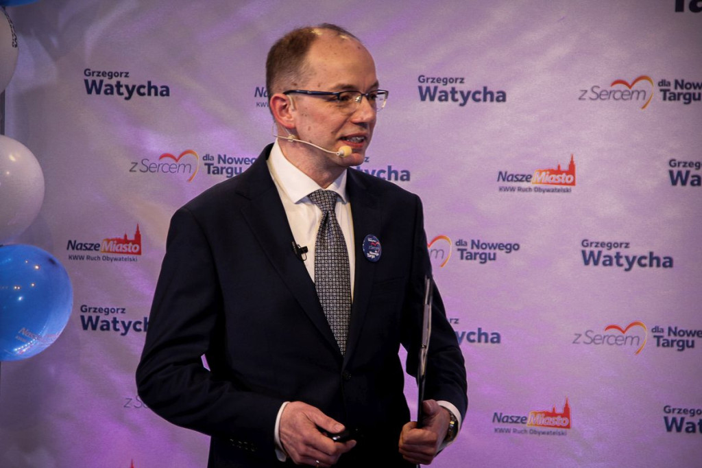 Konwencja wyborcza Grzegorza Watychy i komitetu Nasze Miasto