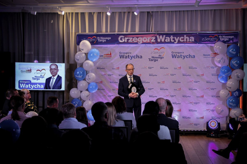 Konwencja wyborcza Grzegorza Watychy i komitetu Nasze Miasto