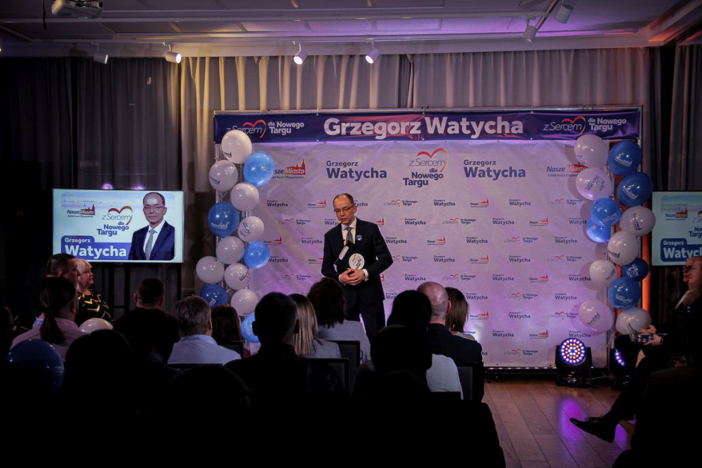 Konwencja wyborcza Grzegorza Watychy i komitetu Nasze Miasto