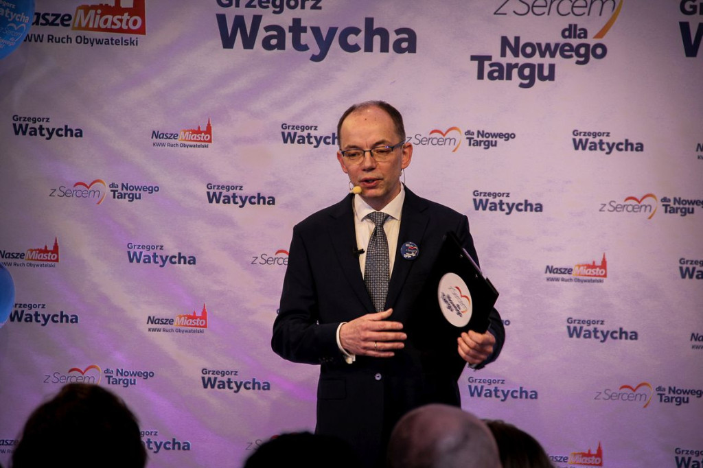 Konwencja wyborcza Grzegorza Watychy i komitetu Nasze Miasto