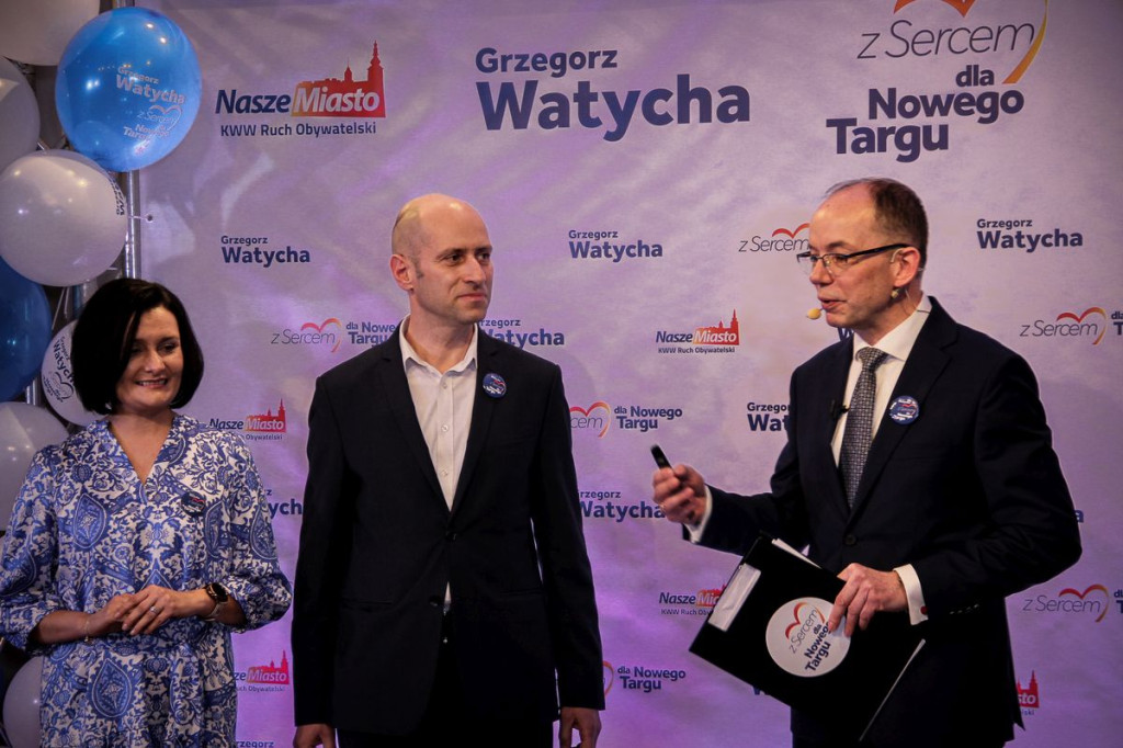 Konwencja wyborcza Grzegorza Watychy i komitetu Nasze Miasto