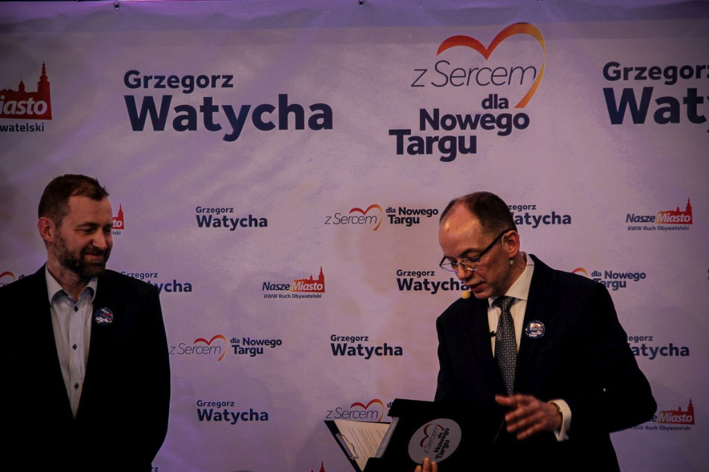 Konwencja wyborcza Grzegorza Watychy i komitetu Nasze Miasto