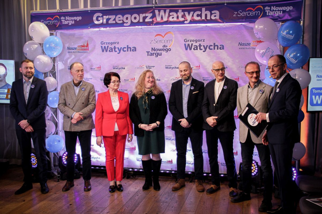 Konwencja wyborcza Grzegorza Watychy i komitetu Nasze Miasto