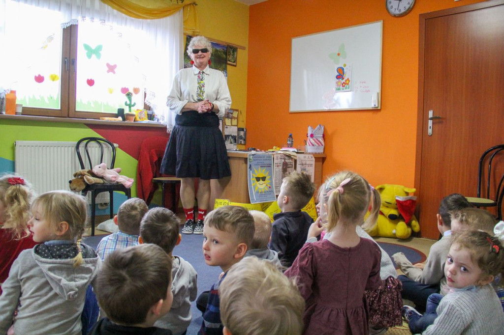 Świat, w którym nie widać nic czyli Barbara Sowińska w przedszkolu