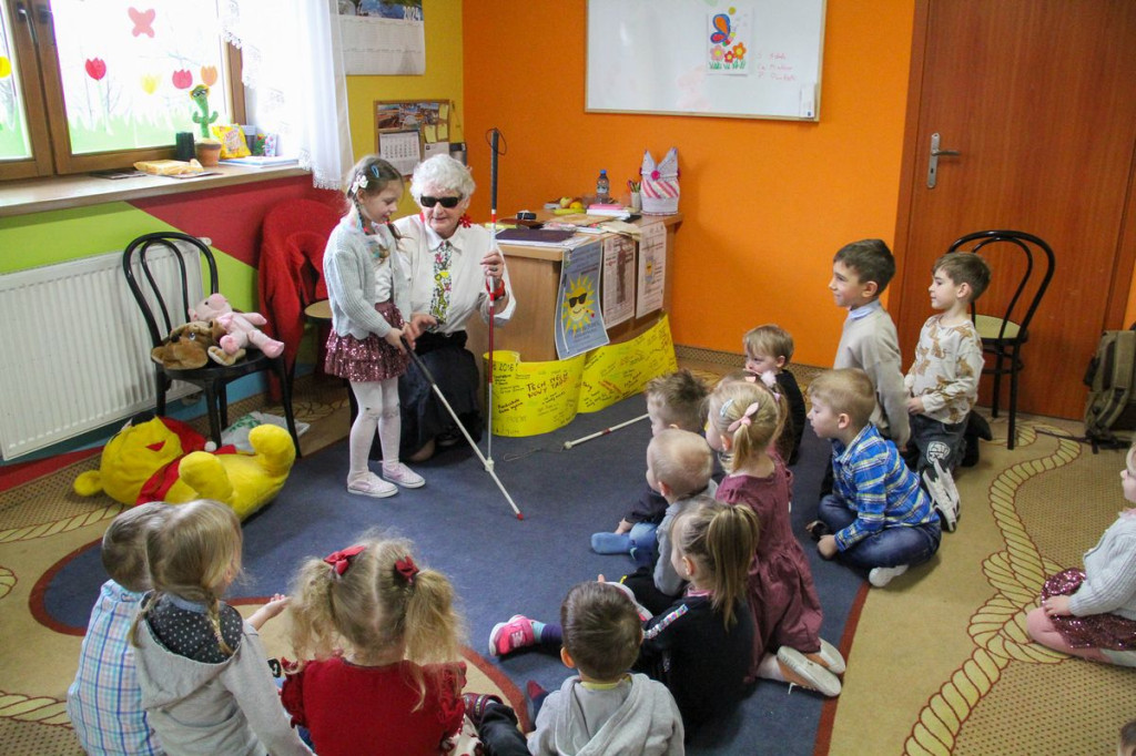 Świat, w którym nie widać nic czyli Barbara Sowińska w przedszkolu