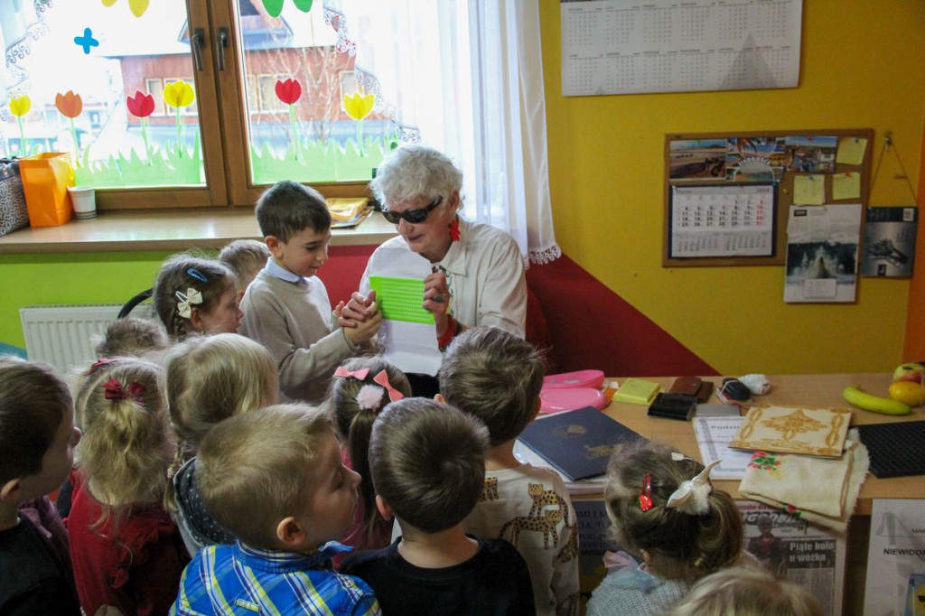 Świat, w którym nie widać nic czyli Barbara Sowińska w przedszkolu