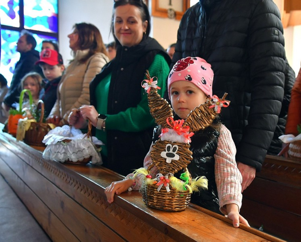 Zakopane, święconka w parafii Świętego Krzyża