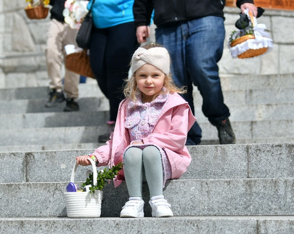 Zakopane, święconka w parafii Świętego Krzyża