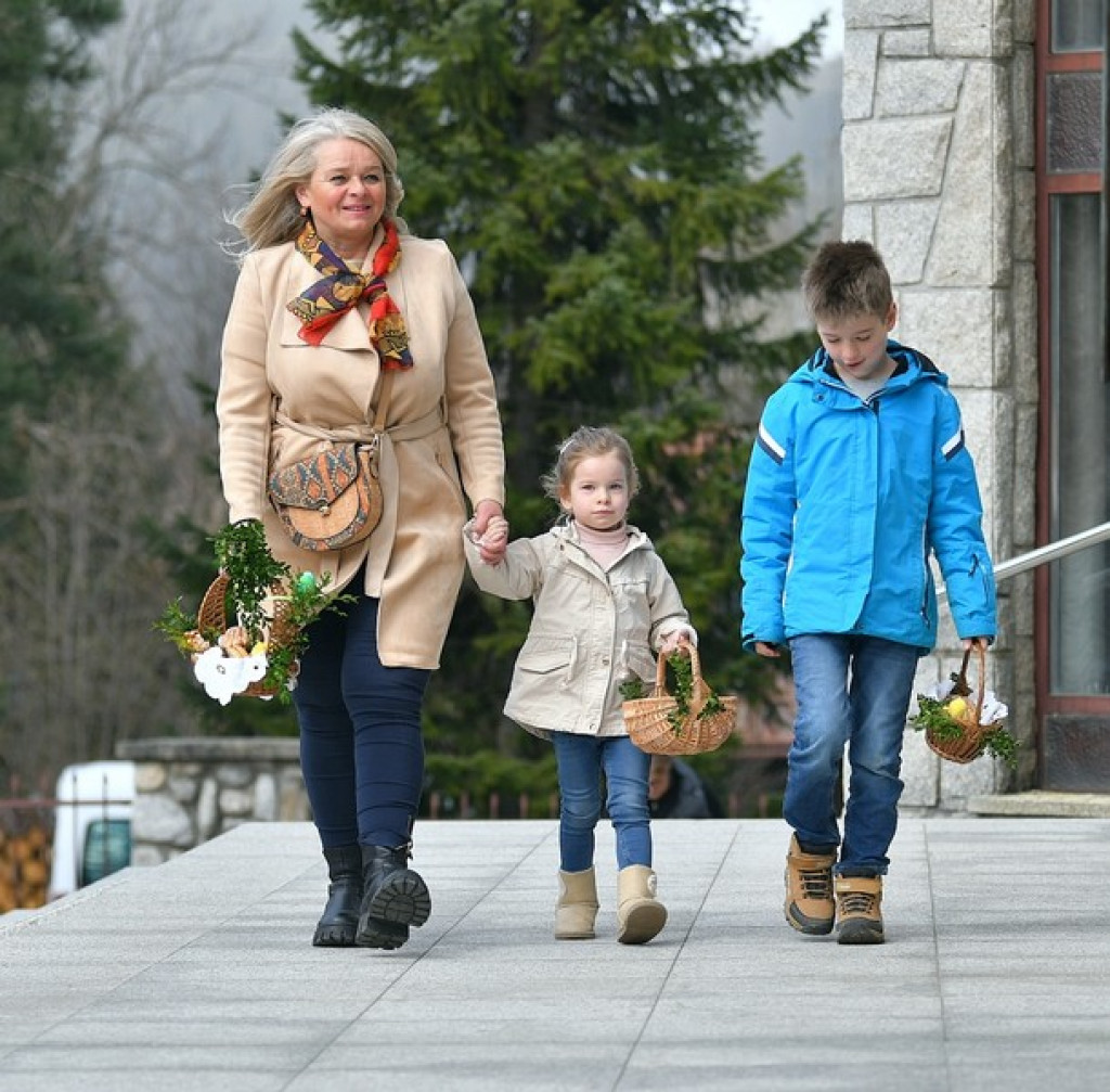 Zakopane, święconka w parafii Świętego Krzyża