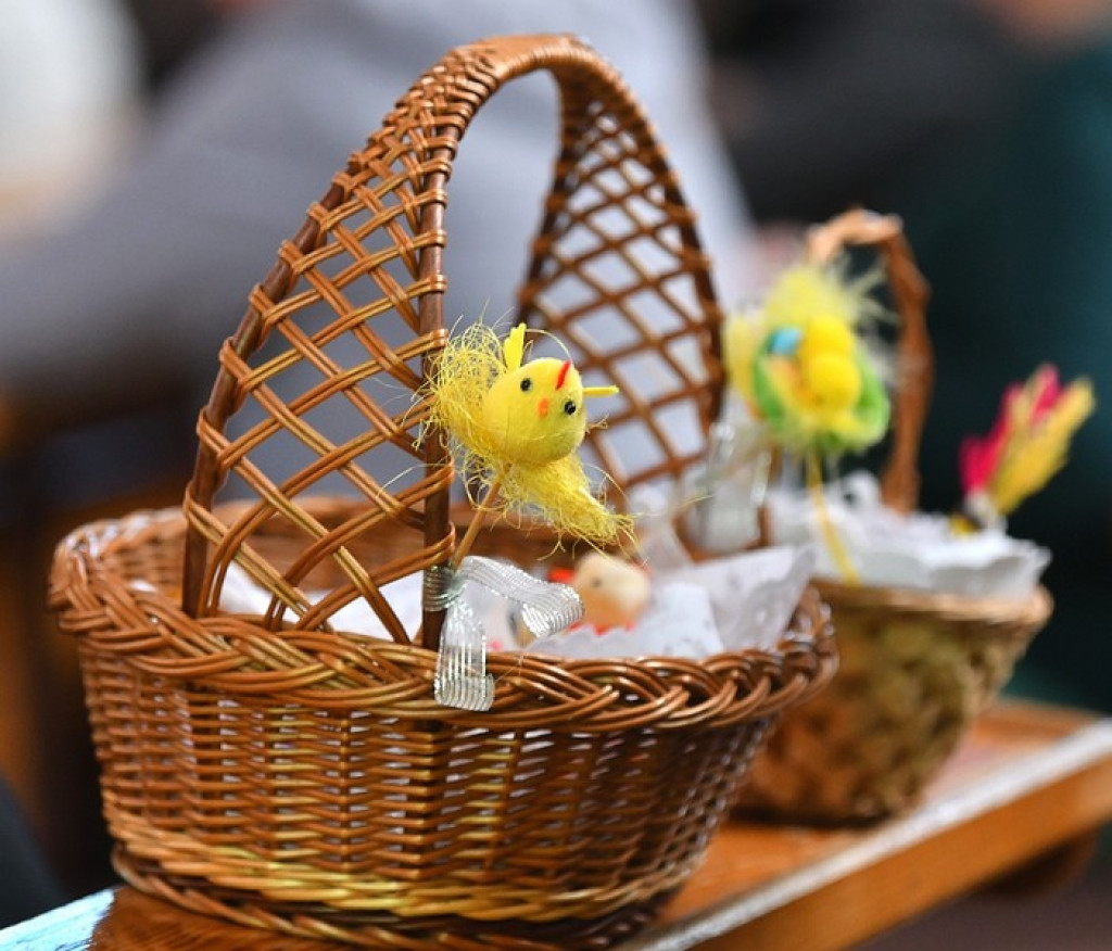Zakopane, święconka w parafii Świętego Krzyża