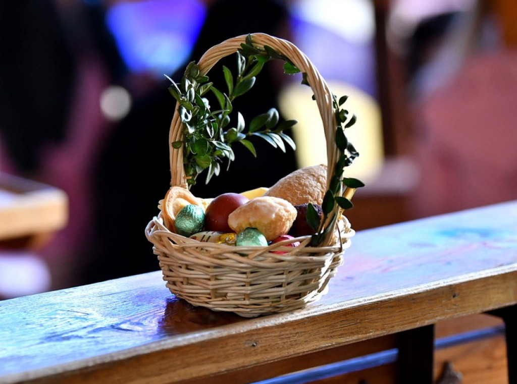 Zakopane, święconka w parafii Świętego Krzyża