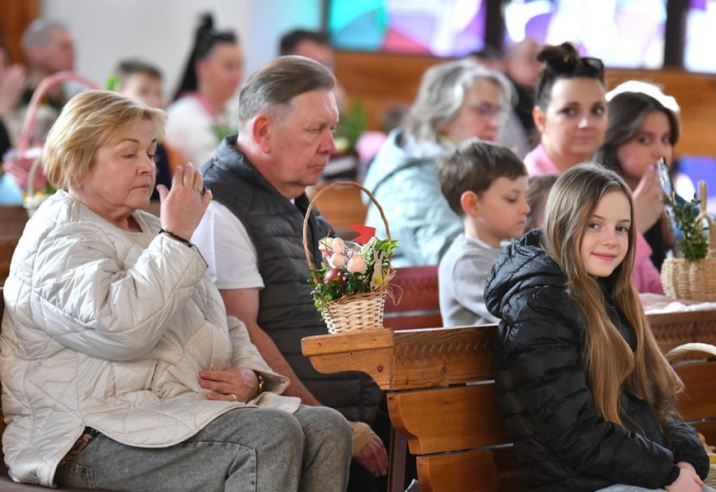 Zakopane, święconka w parafii Świętego Krzyża