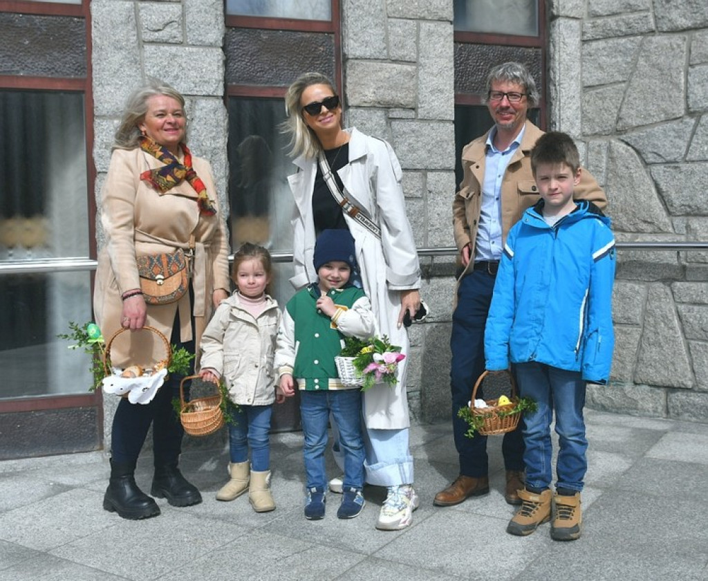 Zakopane, święconka w parafii Świętego Krzyża