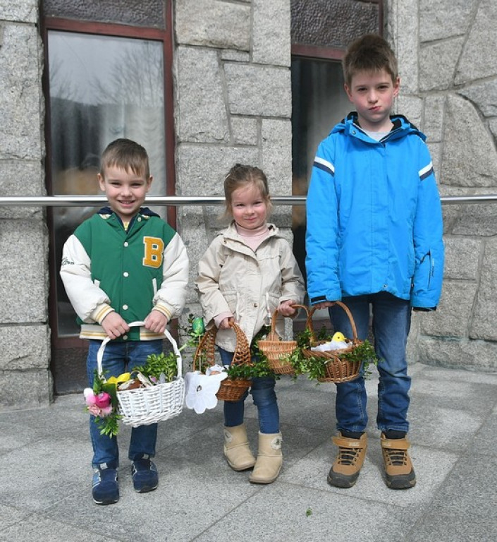 Zakopane, święconka w parafii Świętego Krzyża