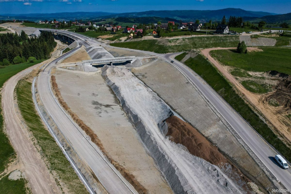 Zobaczcie jak wygląda nowa zakopianka z lotu ptaka. Kiedy będzie gotowa?