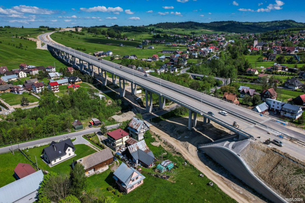 Zobaczcie jak wygląda nowa zakopianka z lotu ptaka. Kiedy będzie gotowa?