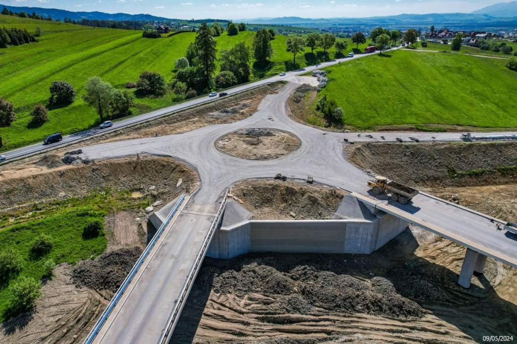 Zobaczcie jak wygląda nowa zakopianka z lotu ptaka. Kiedy będzie gotowa?