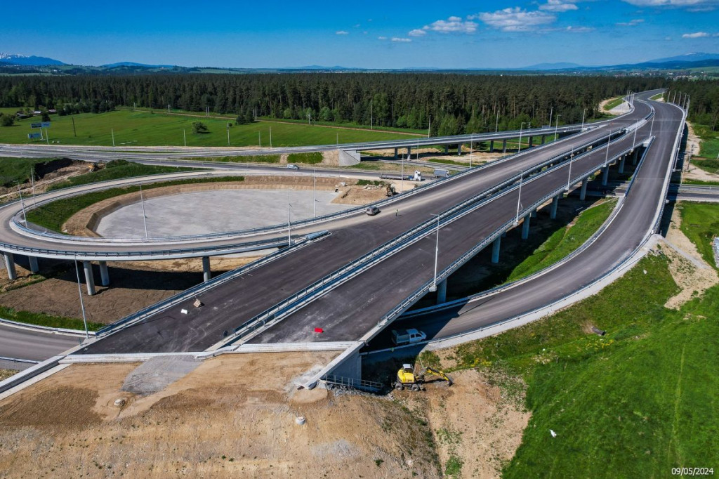 Zobaczcie jak wygląda nowa zakopianka z lotu ptaka. Kiedy będzie gotowa?