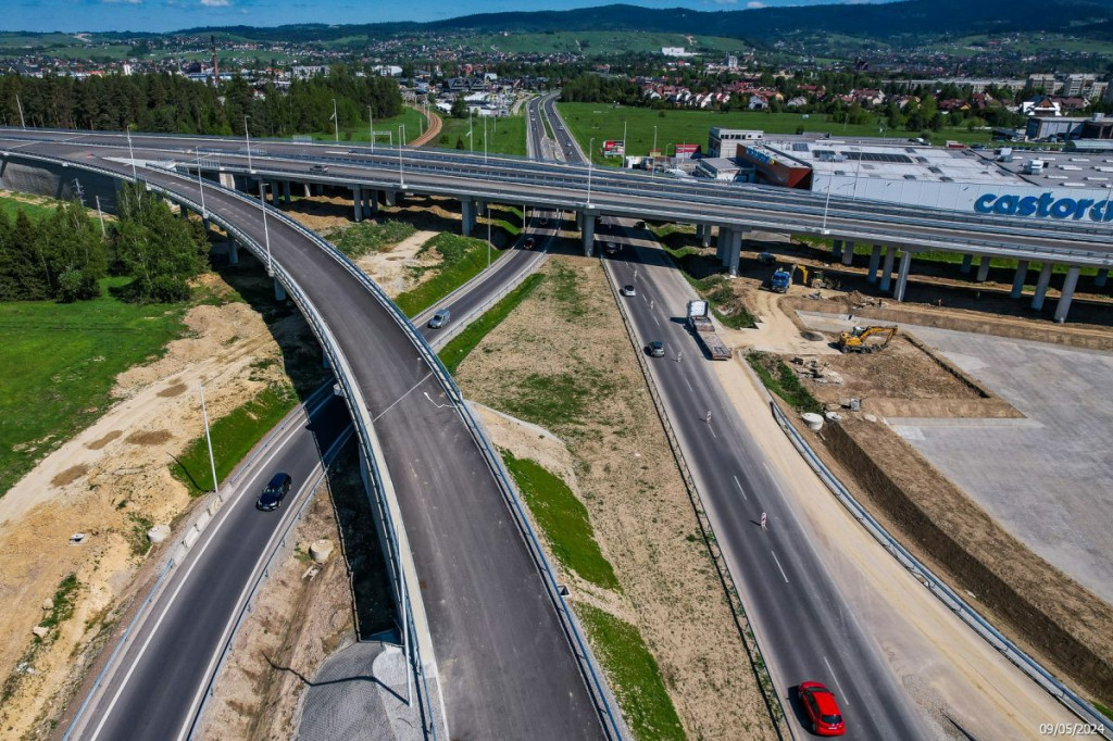 Zobaczcie jak wygląda nowa zakopianka z lotu ptaka. Kiedy będzie gotowa?