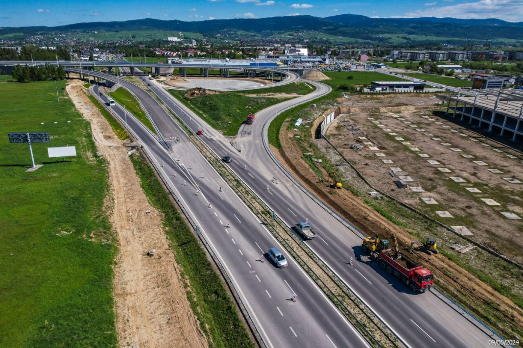 Zobaczcie jak wygląda nowa zakopianka z lotu ptaka. Kiedy będzie gotowa?
