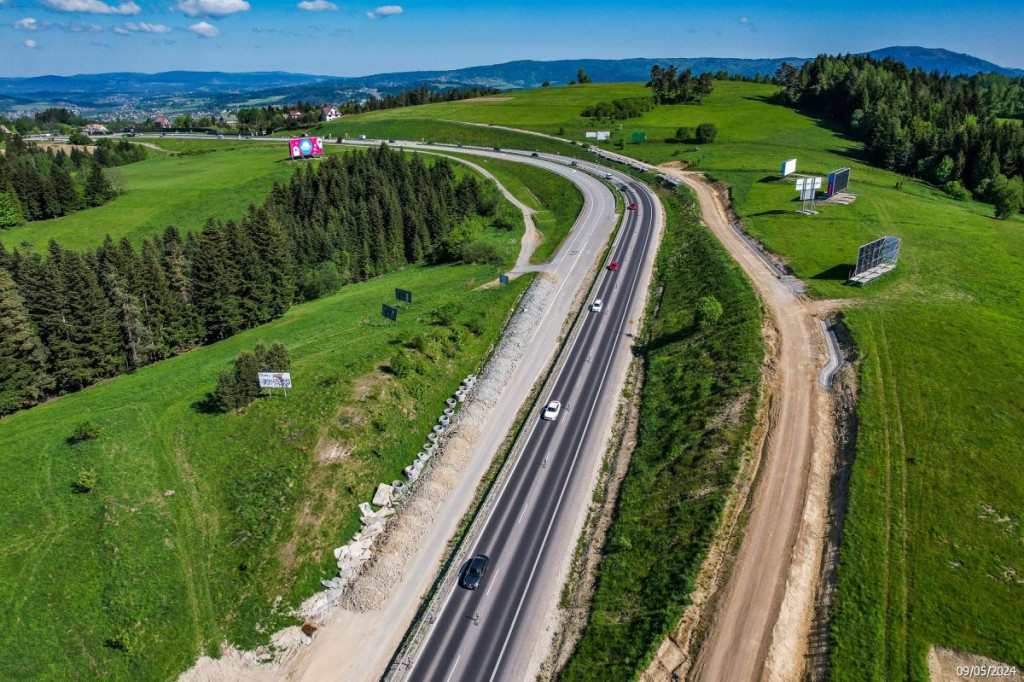 Zobaczcie jak wygląda nowa zakopianka z lotu ptaka. Kiedy będzie gotowa?