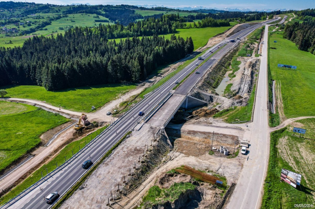 Zobaczcie jak wygląda nowa zakopianka z lotu ptaka. Kiedy będzie gotowa?