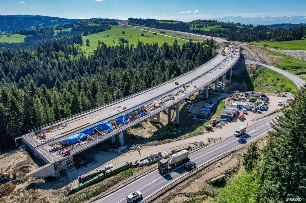 Zobaczcie jak wygląda nowa zakopianka z lotu ptaka. Kiedy będzie gotowa?