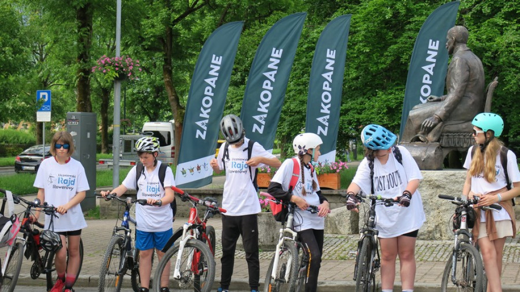 Uczniowski Rajd Rowerowy Zakopane - Rzeszów wystartował