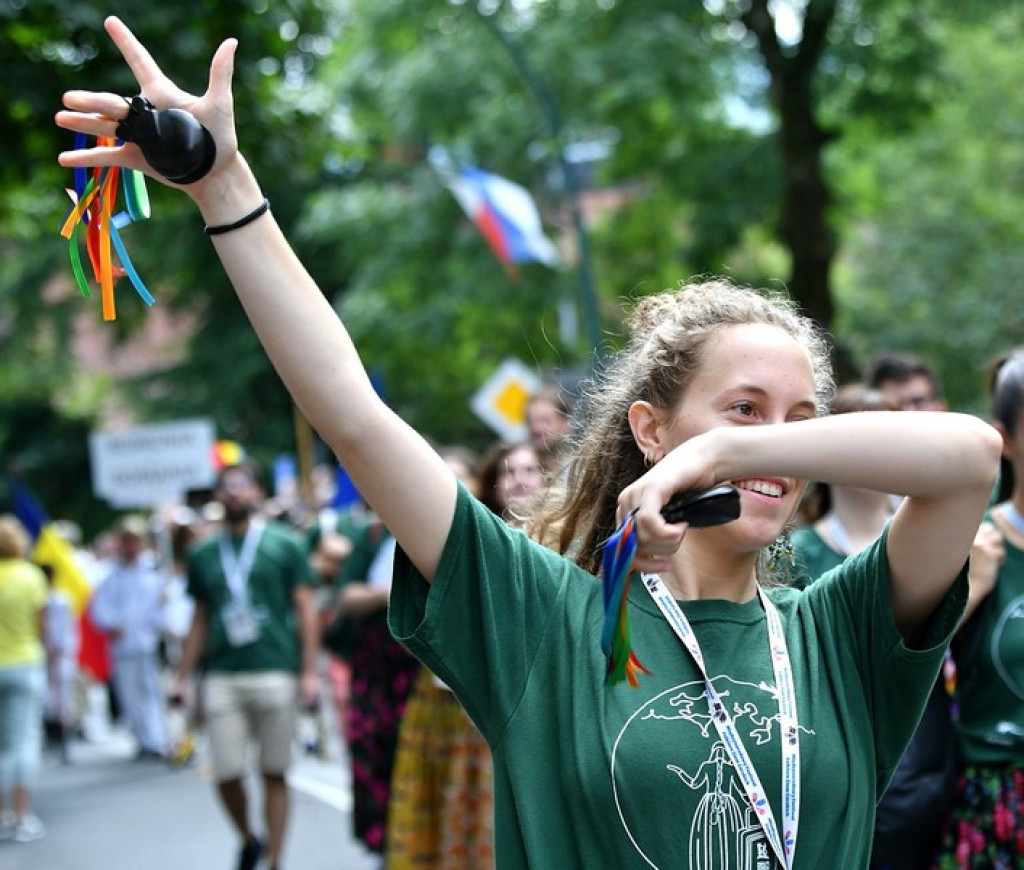 Festiwalowy korowód na Krupówkach