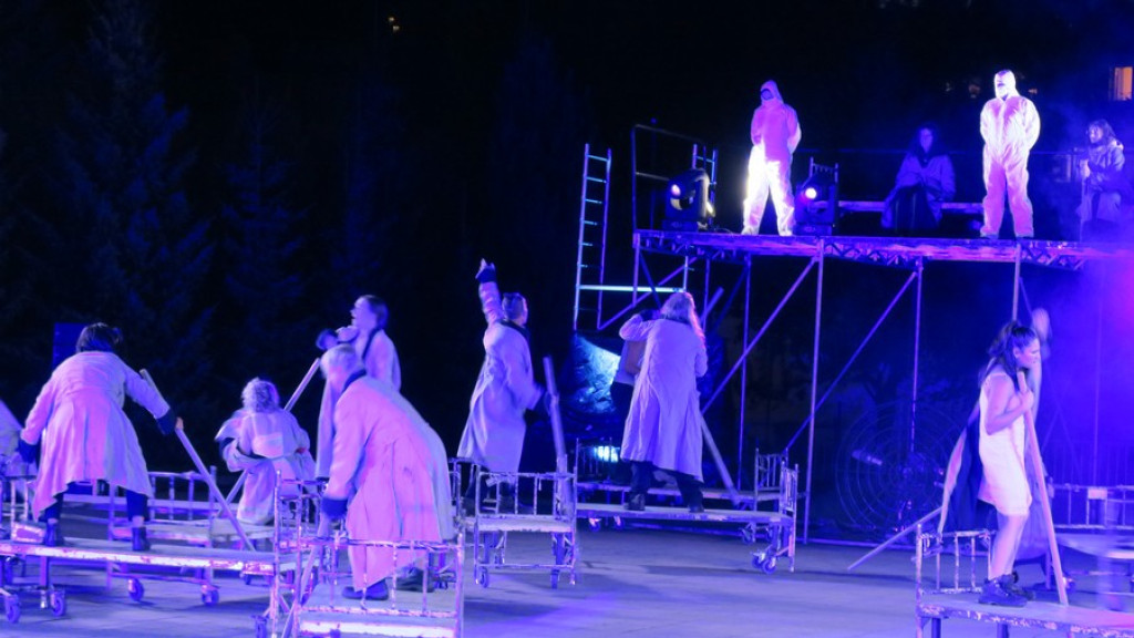 Ślepcy w wykonaniu Teatru KTO u Witkacego