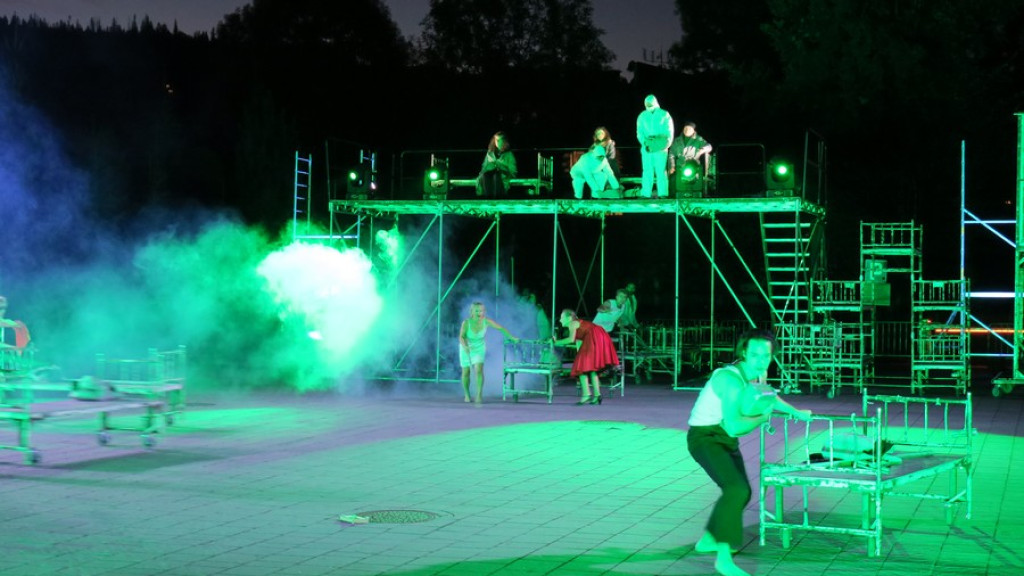 Ślepcy w wykonaniu Teatru KTO u Witkacego