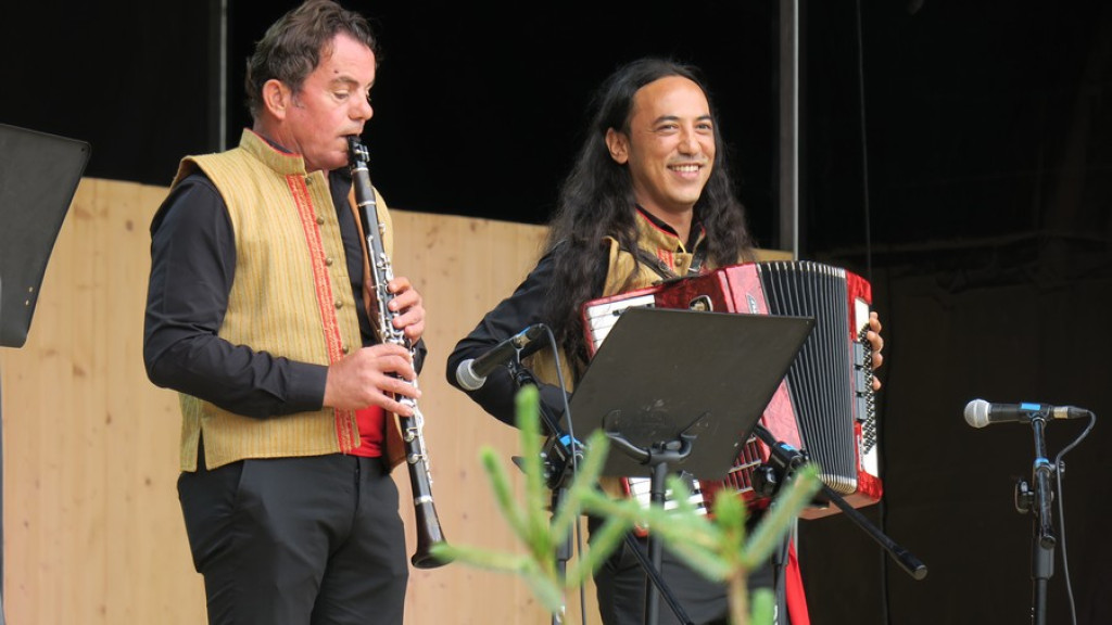 Kapele, instrumentaliści i śpiewacy ludowi na scenie