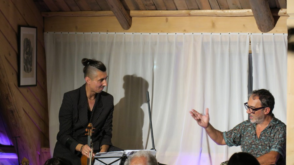 Adam Bałdych i Daniele di Bonaventura U Wnuka