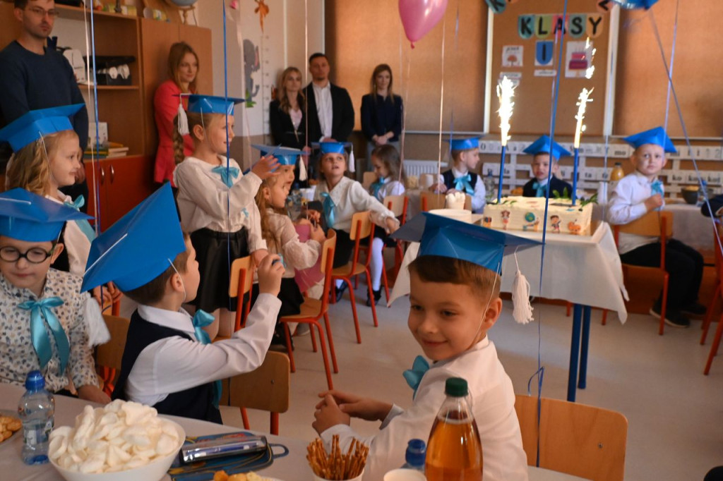 Po ślubowaniu i pasowaniu