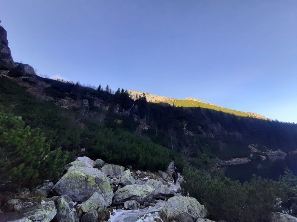 Okno pogodowe nad Morskim Okiem