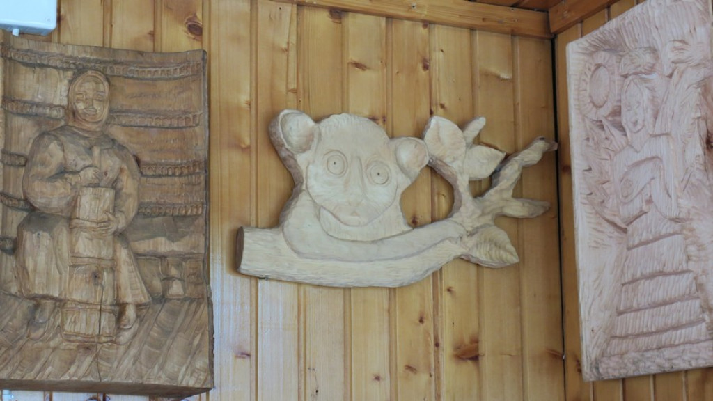 Tu króluje rzeźba, "Jutrzenka", sala po prawej