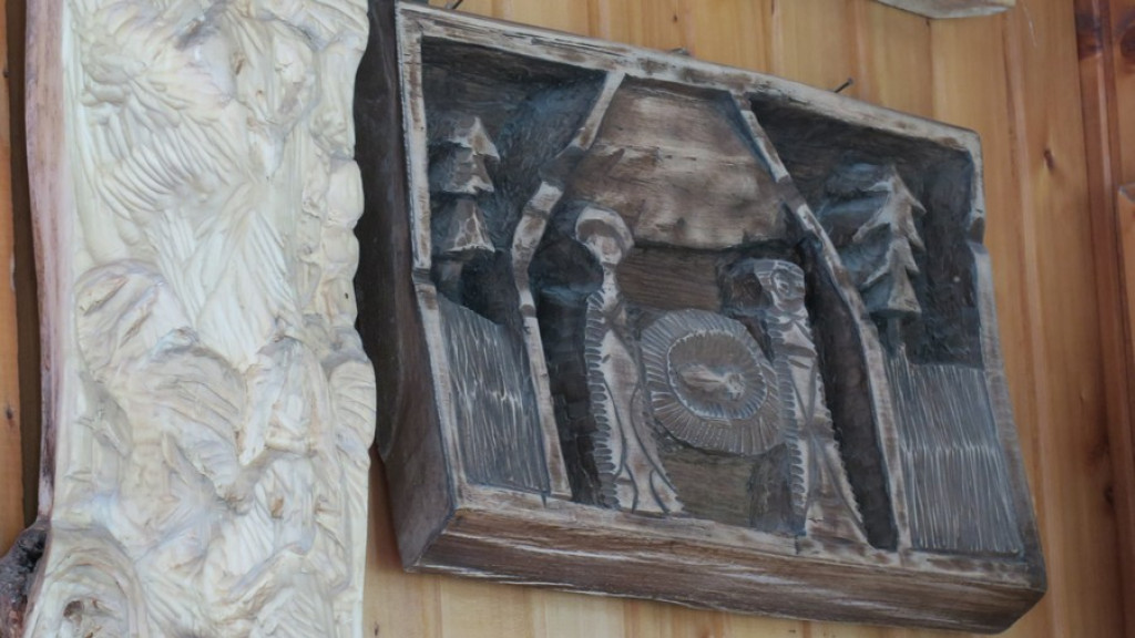 Tu króluje rzeźba, "Jutrzenka", sala po prawej
