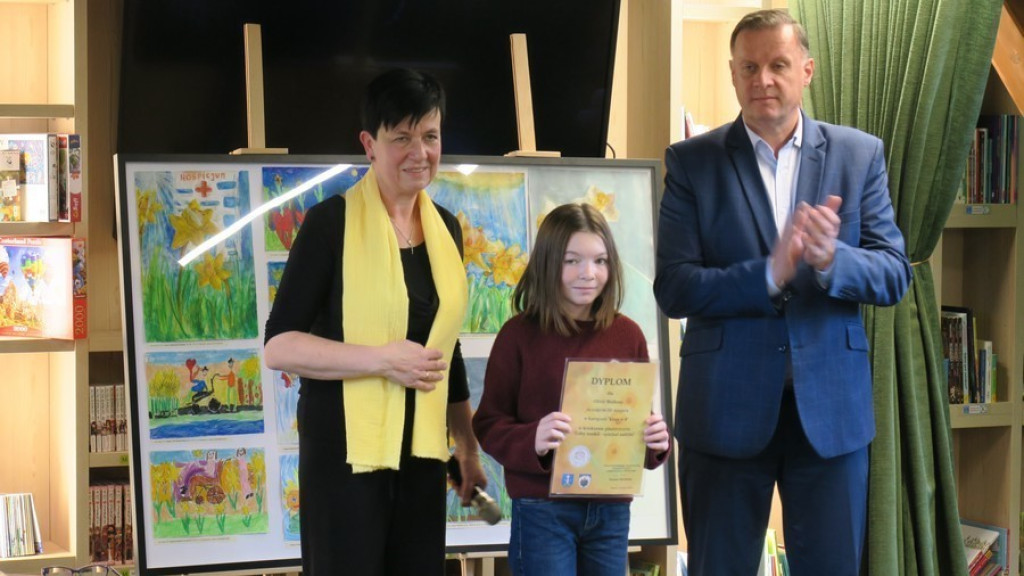 Żółty żonkil nadzieją dla hospicjum