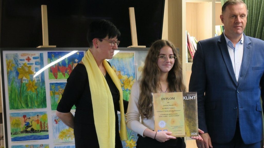 Żółty żonkil nadzieją dla hospicjum