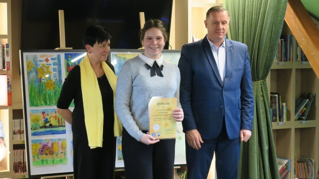Żółty żonkil nadzieją dla hospicjum