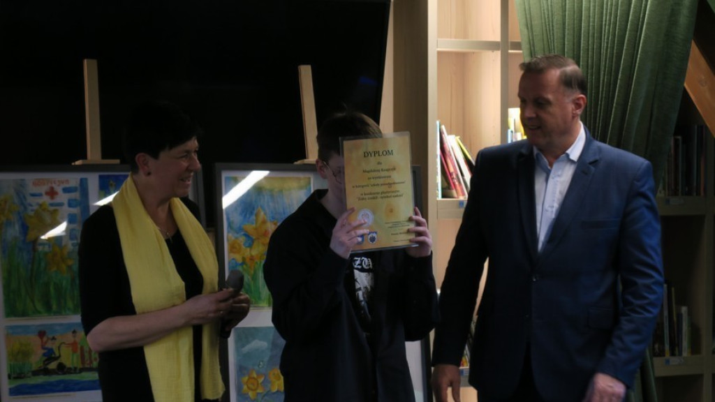 Żółty żonkil nadzieją dla hospicjum
