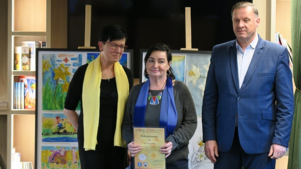 Żółty żonkil nadzieją dla hospicjum