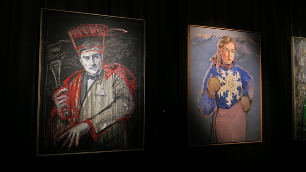 Rzeźby Berbeki i obrazy Zaborowskiego w Witkacym
