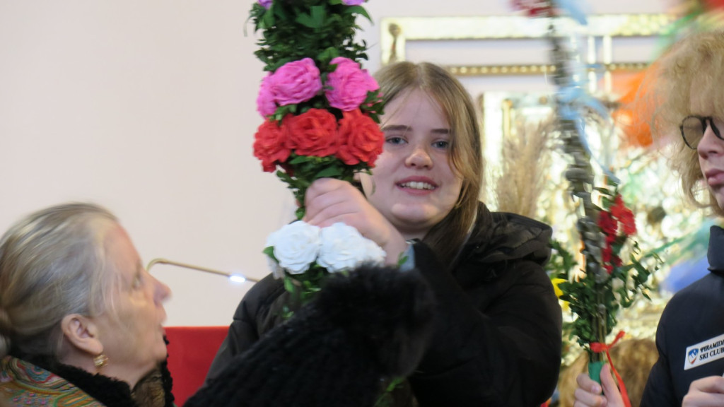 Najpiękniejsze palmy w Kościele Św. Krzyża w Zakopanem