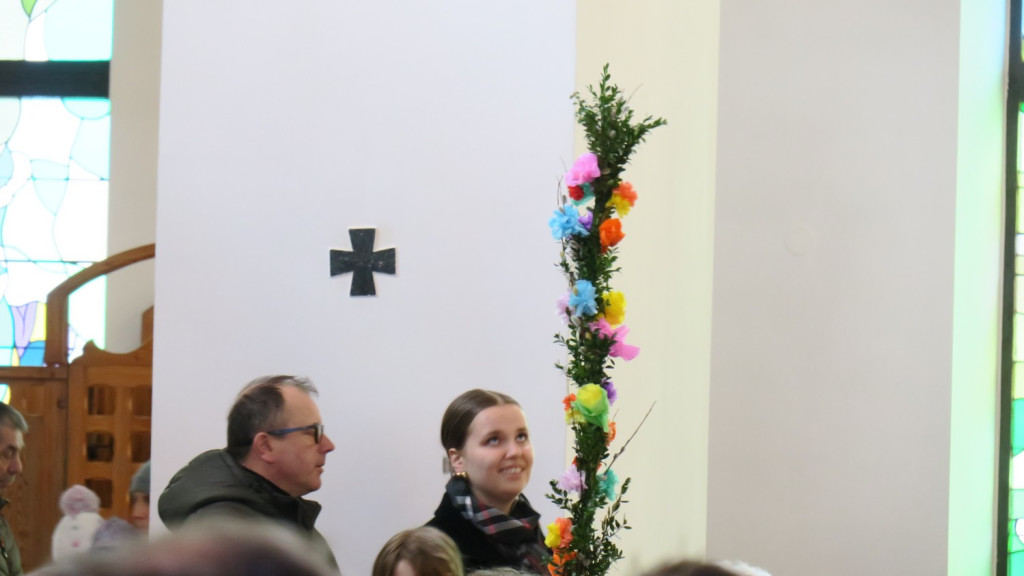 Najpiękniejsze palmy w Kościele Św. Krzyża w Zakopanem