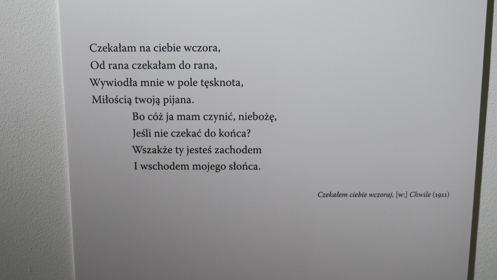 Bezdomność poezji, młodych dialog z Kasprowiczem