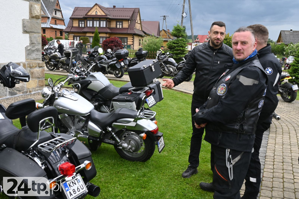 Motocykliści dojechali do Miętustwa